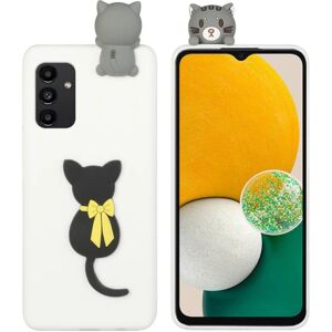 SKALO Samsung A14 4G/5G 3D Cartoon Cover White