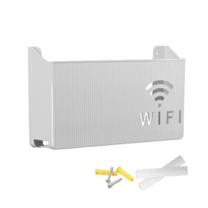 Kabelorganisator Vægmonteret Wifi Router Opbevaringsboks Etui Boligindretning Stue