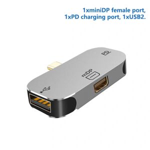 HEET 3 i 1 HDMI USB Type-C PD Hub DP/Mini DP Adapter 100W PD Fast C A5