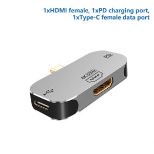 HEET 3 i 1 HDMI USB Type-C PD Hub DP/Mini DP Adapter 100W PD Fast C A1