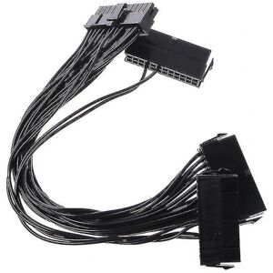 24pin 20+4pin Dual Psu Atx Strømforsyning Adapter Kabel Til Sy