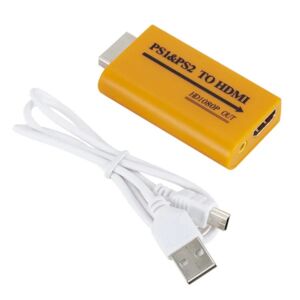 HEET 1080P HD PS1/PS2 til HDMI Audio Video Converter Adapter til HDTV