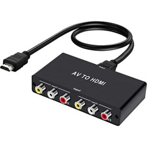 Scart til HDMI-omvandlare, RCA til HDMI-omvandlare, 3 i 1 HDMI-omkoblinger