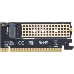 M2 til PCIE x16-adapterkort Pci-e til m2-omvandlare Riser NVMe SSD-adapter m2 M-Key PCI-Express 3.0-støtte 2230-2280