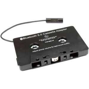 Bilstereo Bluetooth Kassettemodtager Båndafspiller Bluetooth 5.0 Kassette Aux Adapter Sort