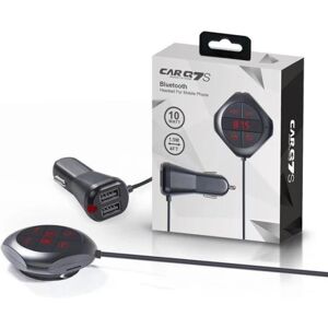 Teknikproffset CARQ7S FM-sender med Bluetooth-handsfree & dobbelt USB-porte