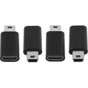 4 stk Usb C til Mini Usb 2.0 Adapter Type C Hun til Mini Usb Han Convert Adapter Til Mp3-afspillere D