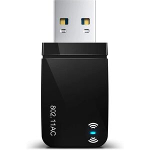 1300 Mbps USB 3.0 trådløs WiFi-adapter til pc, USB Wi-Fi-dongle