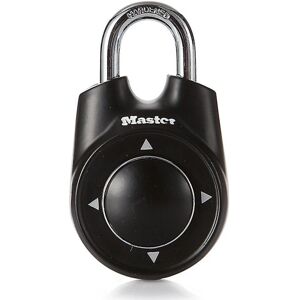 DAO Master Lock Retningslås Locker Gym hængelås [DB] Black