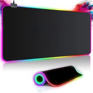 Gaming Mouse Pad RGB Mousepad 800x300mm XXL Gaming Mousepad Stor med 14 lys M