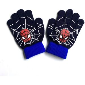 LEIGELE Spiderman Kids Fuld Finger Handsker Udendørs Varm Vinter Strikket Termisk Handske Vanter Gaver B