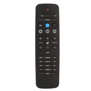 Soundbar Remote Remote Replacement Bar Højttaler fjernbetjening til Philips Fidelio HTL9100 HTL5120 HTL7180 YKF297 006