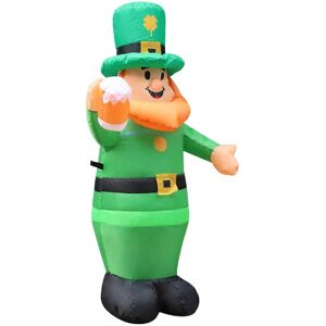 St. Patrick's Day oppustelig lysende oppustelig irsk feriedekoration