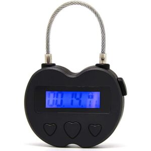 1x Smart Time Lock LCD-skærm Time Lock USB Genopladelig Midlertidig Timer Hængelås Travel Electronic - Perfet