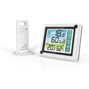 PIKACHU IC Trådløs vejrstation med Hygrometer for udendørssensorer i huset