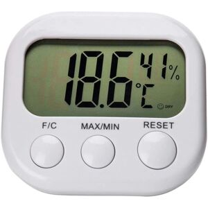 AVANA 1 x Digital LCD Termometer Udendørs Indendørs Hygrometer Luftfugtighed Cl