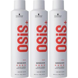 3-pack Schwarzkopf Professional Osis+ Session 300ml