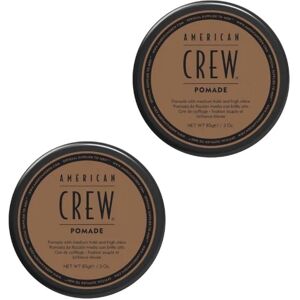 2-Pack American Crew Classic Styling Pomade 85g Transparent