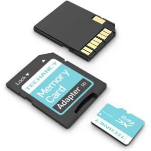 TECHANSY Praktisk 32 Gb Micro SD-hukommelseskort med adapter