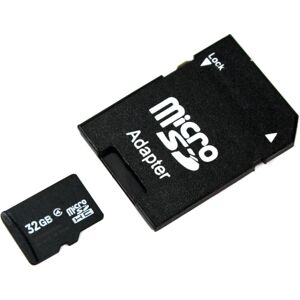 Hometech Micro -SD -kort klasse 10 - 32 GB Black