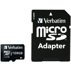 Verbatim SD Micro (SDXC) Class 10 m. adapter 128 GB