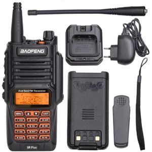 Baofeng UV-9R VHF / UHF Dual Band Walkie Talkie Komradio Black