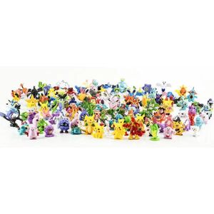 Best Trade 48 stk søde farverige Pokemon figurer Pokemon Inkluderer Pikachu