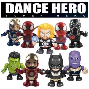 Best Trade Marvel Heroes Dance Hero 8 stk modeller Iron man Blå