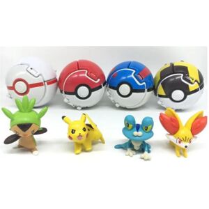 Best Trade Pokémon Action Anime Figures Balls- Indhold Pikachu