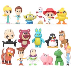 17 stk Toy Story figurer Minifigurer Legetøjssæt, tegneseriefigurer Samlerobjekt Model Statue Dukker Bordpynt til børn