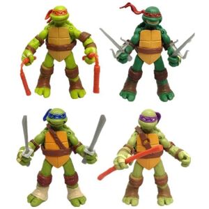 12 cm Teenage Mutant Ninja Turtles figurer - 4 stk