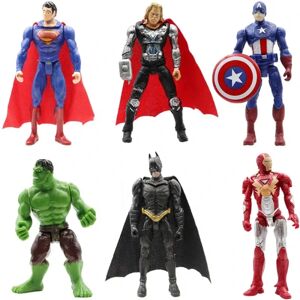 Heroes Marvel Super Hero Adventures Action Figur Legetøj 6-pak 6PCS