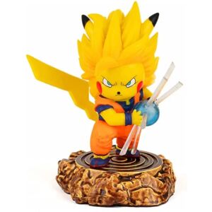 Action Figur Pikachu Goku Figur GK Super Saiyan 3 ssj3 Collection PVC 4 Tommer