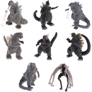 WINE 8 Stk/Sæt Godzilla Vs Kong Model 5cm Action Figur Model Legetøj