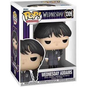 LEIGELE Funko pop! Familien Addams Onsdag Adams Action Figurer Model Legetøj #1309 #1310 Fans Gave Wednesday Uniform