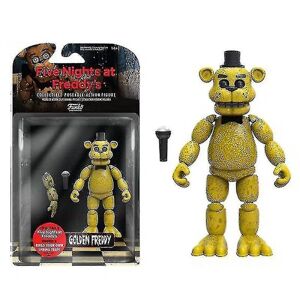 LEIGELE Fnaf Security Breach Action Figurer Bevægelige led Bonnie Foxy Freddy Chica Anime Figur Pvc Model Legetøj Golden Freddy 14cm