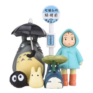 YIXI 1Set Studio Ghibli Min nabo Totoro Ensky Dukker Figur Cute Japan Miniature Kit