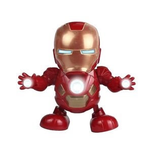 Dansende musik Avenger Iron Man Captain America Robot Led Action Figur Legetøj Gift J Iron Man