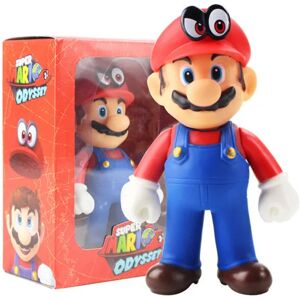 Mini Super Mario Figurer Pvc Action Figurer rød