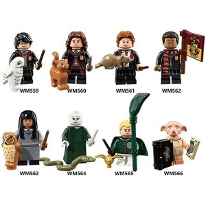 8 stk Harry Potter Comic Mini Figurer, Mini Figur Gave