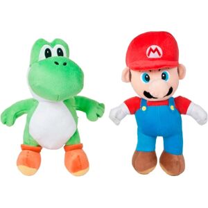 2-Pack Super Mario og Yoshi Plyst stort legetøj Blødt legetøj 27 Multicolor