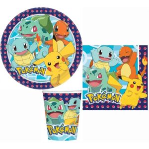 Pokémon 3-pakke Pokemon Festpakke Party 8 personer Multicolor
