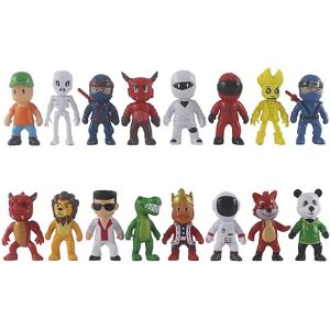 16 stk. Stumble Guys Action Figur Sæt Drenge Piger Børn Spil Fans Gaver Legetøj Minifigurer