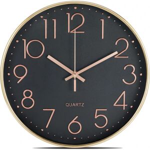 Silent Silent Quartz Analog vægur - 30Cm - Ingen tikker