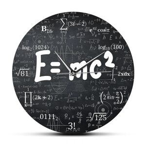 Relativitetsteori Matematik Formel Vægur Forsker Fysik Lærer Gave Skole Klasseværelse Indretning