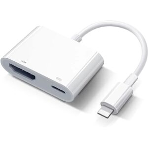 Apple iPhone iPad HDMI Adapter TV Lightning til HDMI kabel Plug and Play