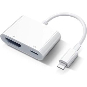 OCEAN iPhone iPad HDMI Adapter TV Lightning til HDMI Plug and Play-kabel