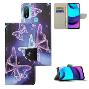 Generic Wonderland Motorola Moto E30 / E20 / E40 Flip Etui - Sparkling S Purple