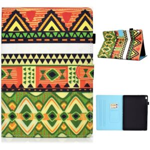 Generic Lenovo Tab M10 Cool Mønster Læder Flip Etui - Geometrisk Mønstre Multicolor