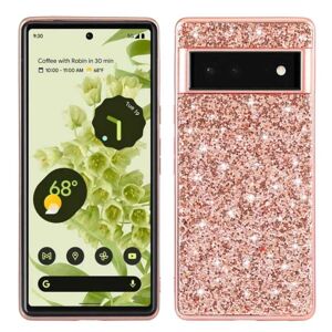 Generic Glitter Google Pixel 7 Pro case - Rose Gold Pink